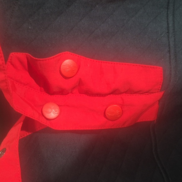 Spyder Men's Quilted Black Sweater with Red Accents - Picture 7 of 10